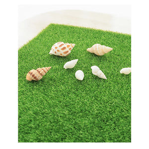 2PCS Artificial Grass Outdoor Gardening Turf Lawn Synthetic Fake Grass Carpetfaux Micro-landscape DIY Flocking Rug 30*30cm