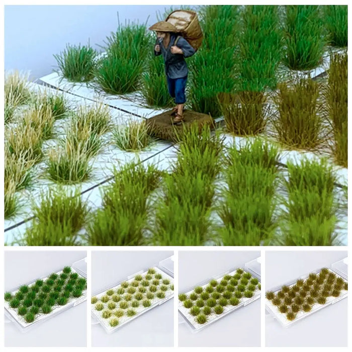 Miniatures DIY Simulation Turf Railroad Scenery Building Scene Grass Model Grass Tuft Seasonal Grass Nest Sand Table