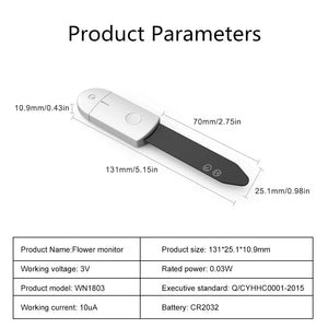 New Portable Soil Moisture Sensor Monitor Plants Flower Soil Hygrometer Plant Detector Garden Care Planting Humidity Meter