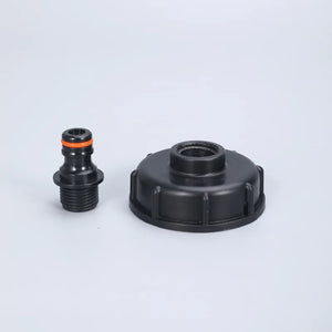 1/2" 3/4" IBC Tank Valve Adapter Hose Garden Water Connector 60mm Coarse Thread Replacement Valve Fitting Parts