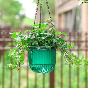 Hydroponic Soil Cultivation Lazy Flower Pot Hanging Flowerpot Self Absorbing Water Hanging Planter Thickened Plastic Planter