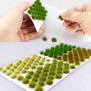 Miniatures DIY Simulation Turf Railroad Scenery Building Scene Grass Model Grass Tuft Seasonal Grass Nest Sand Table