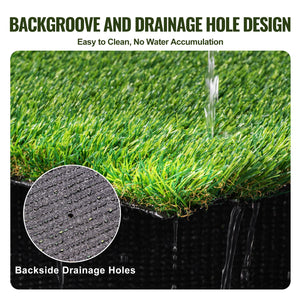 VEVOR Artifical Grass Rug Green Turf 1.38/1.57" Fake Door Mat Outdoor Patio Lawn Decoration Easy to Clean with Drainage Holes