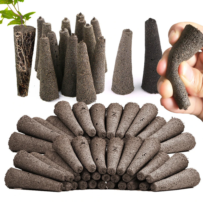 Garden Hydroponic Growing Sponges for Seed Starter Plants Germinate Transplant Peat Nursery Block Vegetable Soilless Cultivation