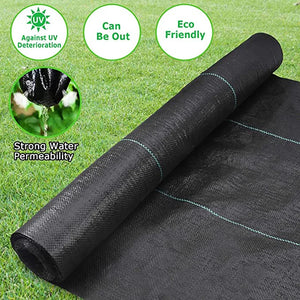 Greenhouse Weeding Mat PP Woven Weed Control Weed Control Weed-proof Cloth Agricultural Mulch Cloth Permeable  Greenhouse Tools