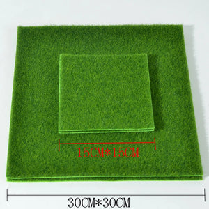 1PCS Artificial Grass Mat Grassland Moss Lawn Turf Carpet Carpetfaux For DIY Micro Landscape Home Floor Wedding Decorations