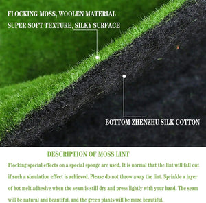 1x1M Artificial Moss Lawn Grassland Fake Turf Plants Garden carpet Outdoor natural landscape landscaping green floor Decoration