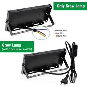 Full Spectrum LED Grow Light With Stand AC220V Phyto Lamp With On/Off Switch For Greenhouse Hydroponic Plant Growth Lighting