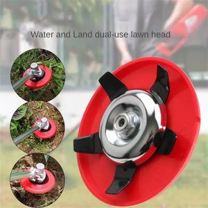 5-tooth Blade Garden Mower Multi-function Weeding Disc Steel Dual-purpose Cutting Head Trimmer Garden Power Tools