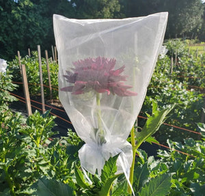 100Pcs Large Grape Fruit Protection Bags Garden Netting Bag With Drawstring Agricultural Anti-Bird Vegetable Strawberry Mesh Bag