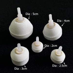 2cm/3cm/4cm/5cm Aquarium White Air Bubble Stone Aeration Aerator Fish Tank Pump Hydroponic Oxygen Plate Accessories White