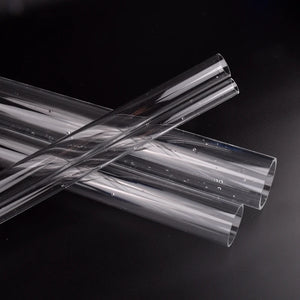 1Pc O.D 16~110mm Clear Acrylic Tube Fish Tank Aquarium Supplies Hydroponics Watering Transparent Plexiglass Pipe 20/33/50cm Long