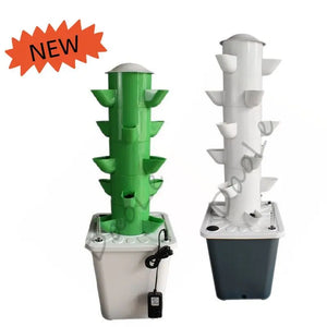 New Home Garden DIY Vertical Tower Hydroponic Growing System 3/5Hole Soilless Cultivation Kits Fruit Vegetable Grow Pot