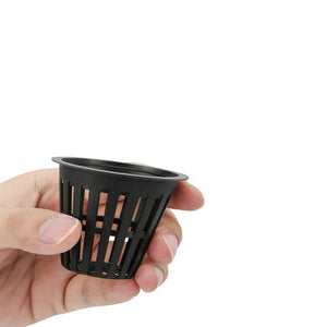 Hydroponic Basket 10pcs Plant Containers Grow Pots High Quality Round Shape Heavy Duty Net Cups Indoor and Outdoor Home Supplies