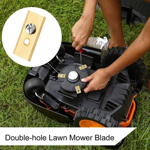 9 / 18 / 30pcs Lawn Robot Blade Plating Lawn Mover Replacement Blade For Worx Landroid Robot Mower Replacement Blade With Screws