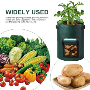 Home Thickened Potato Grow Bag PE Vegetable Grow Bags Home Garden Supplies Vegetable Onion Plant Bag Outdoor Garden Pots