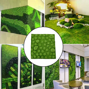 Artificial Plants Turf Moss Carpet Turf Grass Roll Outdoor Simulation Natural Micro Landscape Home Garden Wedding Decoration