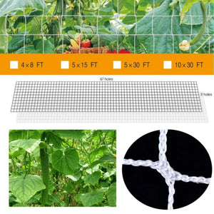 1Pcs Multi Use Plant Trellis Netting Heavy-Duty Polyester Plant Support Vine Climbing Hydroponics Garden Net Accessories