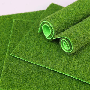 1/6PCS 15×15cm Artificial Lawns Outdoor Gardening Turf Simulation Moss Fake Grass Home Floor Aquarium Wedding Decoration Carpets