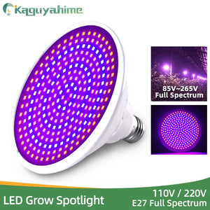 Kaguyahime LED Grow Light E27 Lampada LED Grow Lamp Full Spectrum 4W 7W 12W 15W 50W Indoor Plant Lamp UV Flowering Hydroponics