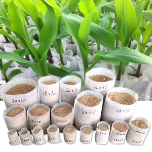 Biodegradable Nonwoven Fabric Nursery Plant Grow Bags Seedling Growing Planter Planting Pots Garden Eco-Friendly Ventilate Bag