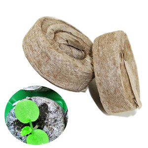 20pcs Seed Fertilizer Nutrient Peat Discs Peat Pellets Nutrient Compressed Soil Seedling Soil Block Maker For Plant Growing