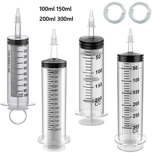 Large Capacity Syringe Reusable Plastic Pump Nutrient Syringe pumping oil feeding enema glue filling for hydroponic tools