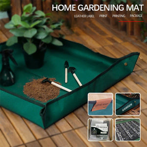 Planting Mat Oxford Cloth Foldable Waterproof Gardening Potting Pad Transplanting Mats Reusable Indoor Plant Repotting Mat