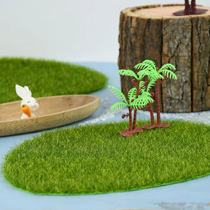 Artificial Grass Mat Carpet Simulation Lawn Turf Miniature Landscape Scene DIY Home Decoration Garden Green Fake Plants