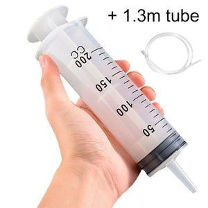 Reusable Hydroponics Nutrient Hose 150ml-500ml Big Syringe Feeding Ink Large Capacity Pump Measuring