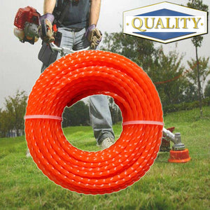 LUSQI 5m/10m/15m*2.4mm/2.7mm/3mm/3.5mm/4mm Grass Trimmer Line Nylon Spiral Brush Cutter Rope  Lawn Mower Head Accessory