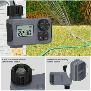 Automatic Water Timer Intelligent Irrigation Watering System Sprinkler Timer Garden Irrigation Equipment LCD Display