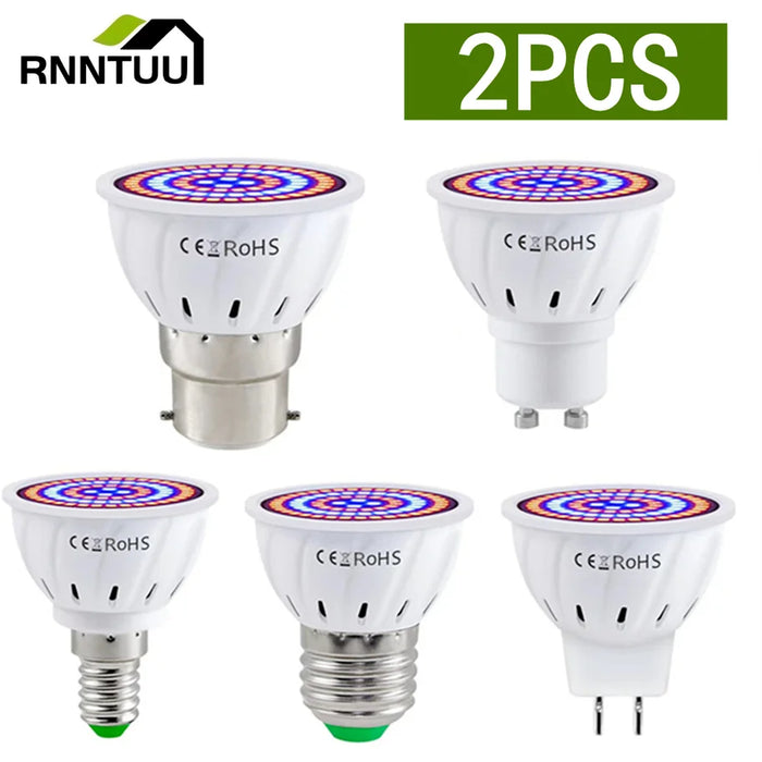 LED Phytolamp For Plants Full Spectrum Grow Bulb E27 Seedling Grow Light UV Planting Light Plant Growth Lamp Hydroponic System