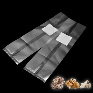 4 Sizes 50 Pcs PVC Mushroom Spawn Grow Bag Substrate High Temp Pre Sealable  Garden Supplies For Mushrooms Fungus Grow Bags