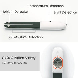 HHCC Flower Care Flora Monitor Smart Flower Monitor Plant Sensor Grass Soil Water Fertility Sensor Garden For Xiaomi Home Mijia