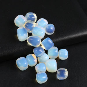 10pcs Opalite Ornaments Irregular Opal Polished Healing Fish Tank Garden Home Decor Craft Natural Stone Mineral DIY Jewelry