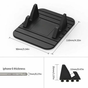 Anti-slip Car Silicone Holder Mat Pad Dashboard Stand Mount For Baseus Official Store Store Tablet Air Vent Holder Telefon