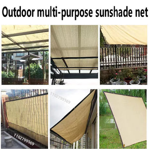 HDPE Sunshade Net for Garden, UV Protection, Outdoor Pergola, Sun Cover, Pool Awning, Plant Shed Sail, 90% Shading