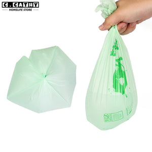 50/100pcs Biodegradable Garbage Bag Corn Starch Compostable Recycling Pet Poop Kitchen Household Degradable Trash Bag