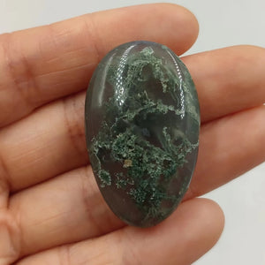 1pc Natural Moss Agate Irregular Shape Tumbled Stones Polished Quartz Crystal Healing Energy Mineral Home Garden Decoration