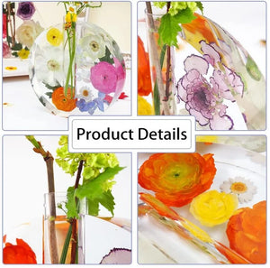 Epoxy Resin Hydroponic Plant Test Tube Silicone Mold DIY Flower Arrangement Handmade Flower Pot Home Decoration قوالب سيلكون