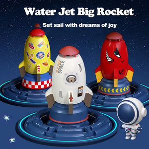 Rocket Launcher Toys Outdoor Rocket Water Pressure Lift Sprinkler Toy Fun Interaction In Garden Lawn Water Spray Toys for Kids