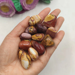 1pc Natural Mookaite Irregular Shape Tumbled Stones Gravel Rock Crystal Healing Energy Gemstone Mineral Home Garden Decoration