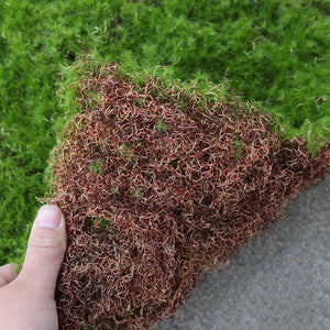 Simulation Moss Grass Turf Lawn Artificial Moss Green Fake Plant for Home Garden Wall Decor Micro Landscape Decoration