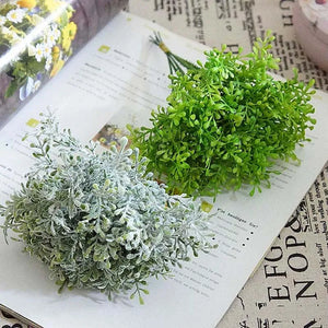 Simulation flower green plant plastic 6 branches pomelo citrus quality good home garden turf distribution Christmas decor plan