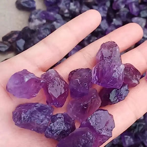 1kg Natural Rough Amethyst Stone Raw Purple Quartz Healing Energy Natural Minerals Reiki Stone Garden Decoration Aquarium Decor