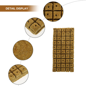 Hydroponic Grow Media Starter Cubes Plant Cubes Soilless Substrate Seeded Plug Seedling Block