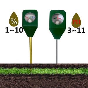 Mini Portable Soil Moisture Sensor Monitor Plants Flower Soil Hygrometer Detector Garden Humidity PH Meter