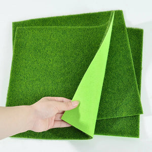 1PCS Artificial Grass Mat Grassland Moss Lawn Turf Carpet Carpetfaux For DIY Micro Landscape Home Floor Wedding Decorations