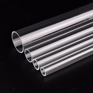 1Pc O.D 16~110mm Clear Acrylic Tube Fish Tank Aquarium Supplies Hydroponics Watering Transparent Plexiglass Pipe 20/33/50cm Long